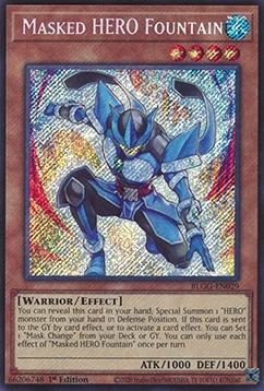 Masked HERO Fountain (V.1 - Secret Rare) - Battles of Legend: Glorious Gallery (Secret Rare) [BLGG-029]