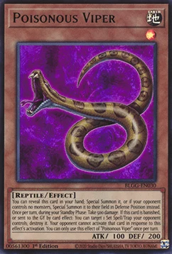 Poisonous Viper - Battles of Legend: Glorious Gallery (Ultra Rare) [BLGG-030]