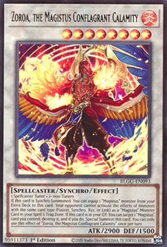 Zoroa, the Magistus Conflagrant Calamity - Battles of Legend: Glorious Gallery (Ultra Rare) [BLGG-093]