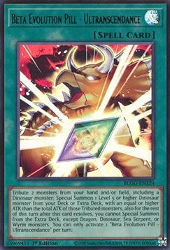 Beta Evolution Pill - Ultranscendance - Battles of Legend: Glorious Gallery (Ultra Rare) [BLGG-124]