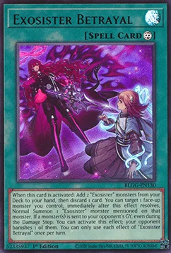 Exosister Betrayal (V.1 - Ultra Rare) - Battles of Legend: Glorious Gallery (Ultra Rare) [BLGG-130]