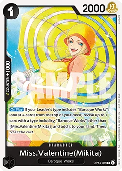 Miss.Valentine(Mikita) (OP14-087) (V.2)