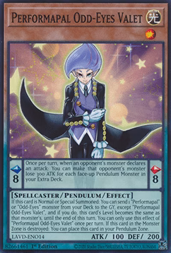Performapal Odd-Eyes Valet