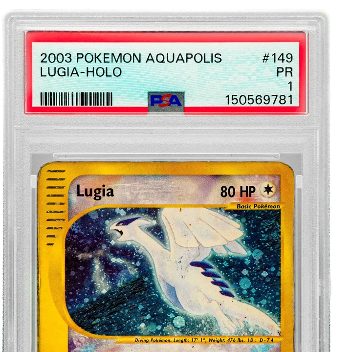 Lugia Crystal Holo Aquapolis ENG PSA 1