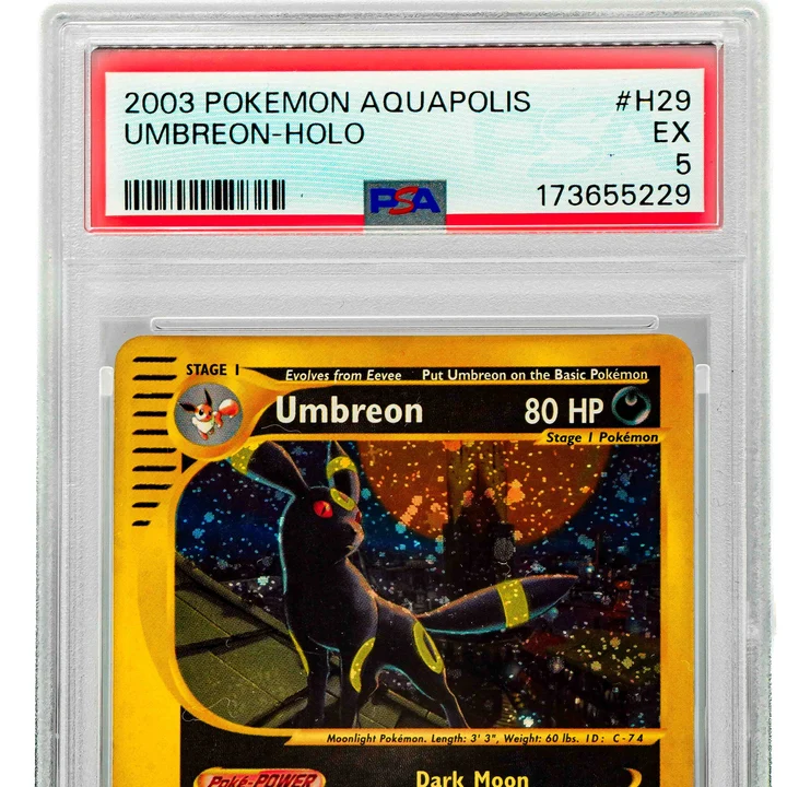 Umbreon Holo Aquapolis ENG PSA 5