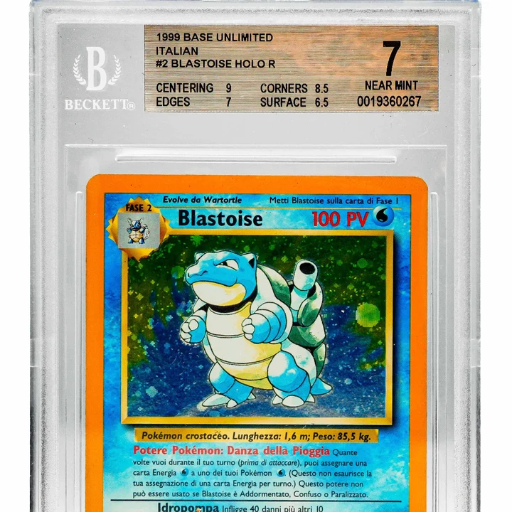 Blastoise Grundset Unlimited ITA BGS 7