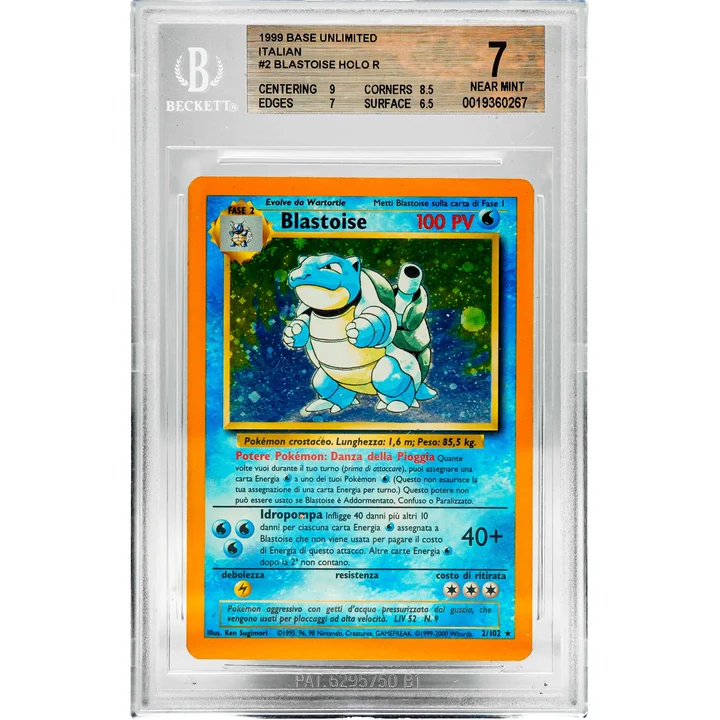 Blastoise Grundset Unlimited ITA BGS 7