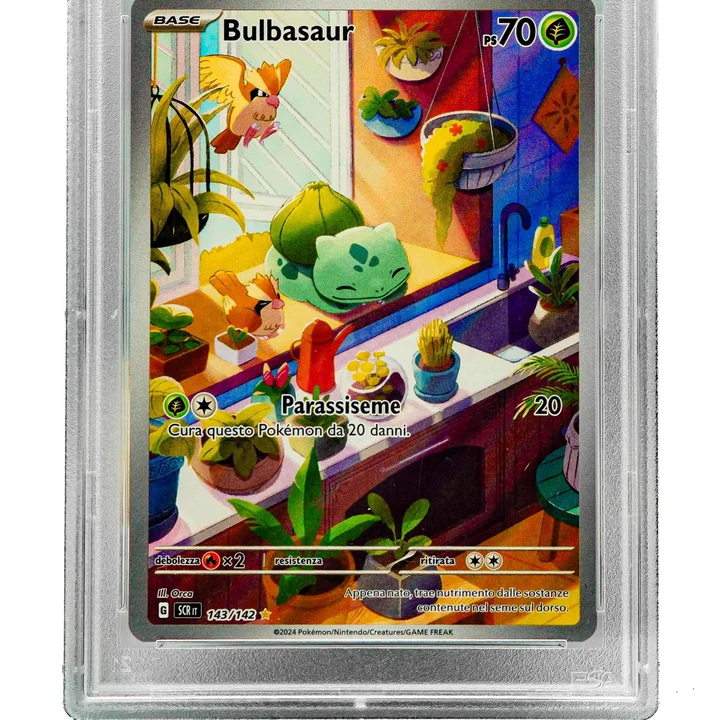 Bulbasaur Stellarkrone ITA PSA 10