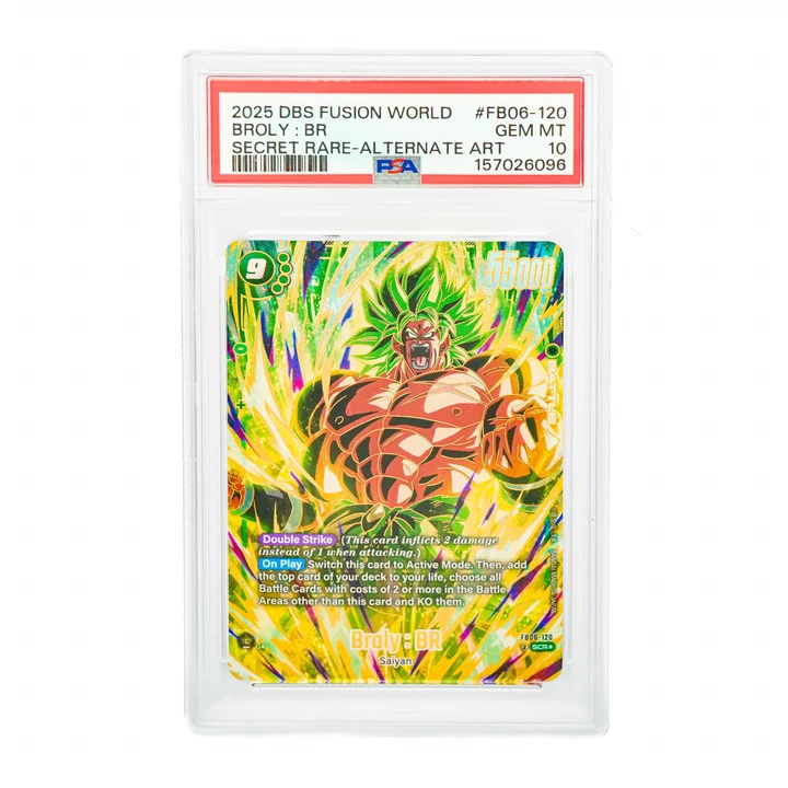 Broly:BR #FB06-120 SCR ALT ART ENG PSA 10