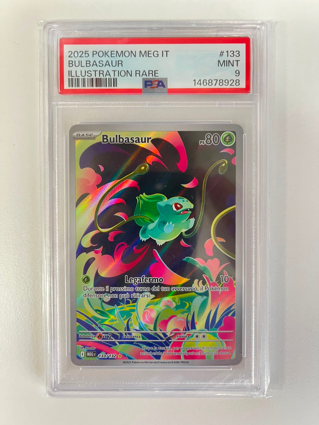 Bulbasaur Megaevoluzioni ITA PSA 9