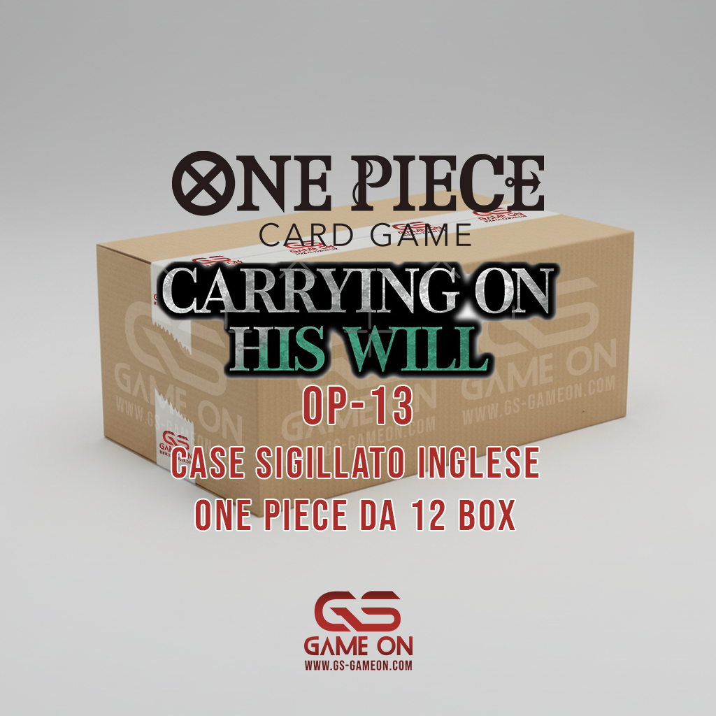 OP-13 Carrying on His Will - Case Sigillato 12x Booster Box (ENG)