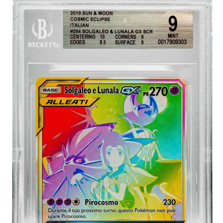 Solgaleo & Lunala GX Welten im Wandel ITA BGS 9