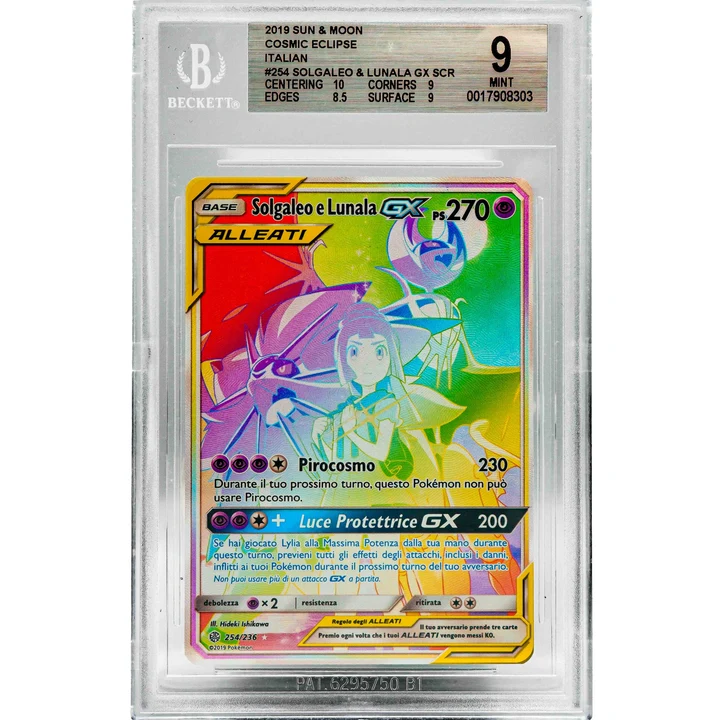 Solgaleo & Lunala GX Welten im Wandel ITA BGS 9