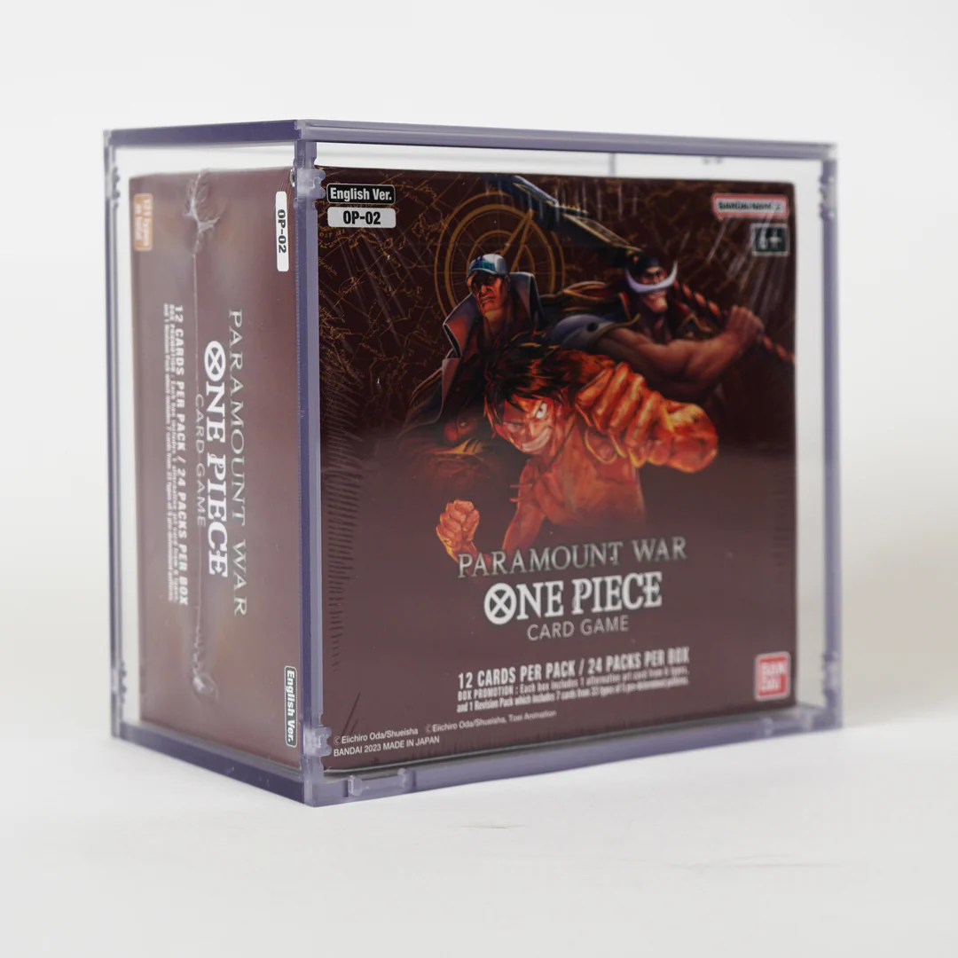 Case Protettivo in Plexiglass per Box One Piece ENG (OP-01 Blue Bottom e OP-02)