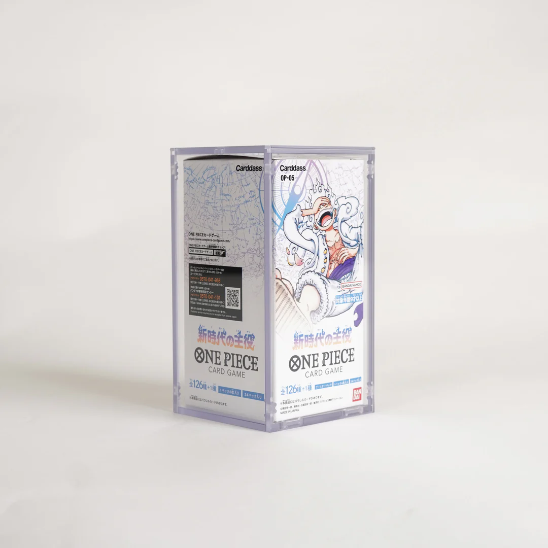 Case Protettivo in Plexiglass per Box One Piece JAP (da OP-05 in poi, inclusi gli Extra Booster)
