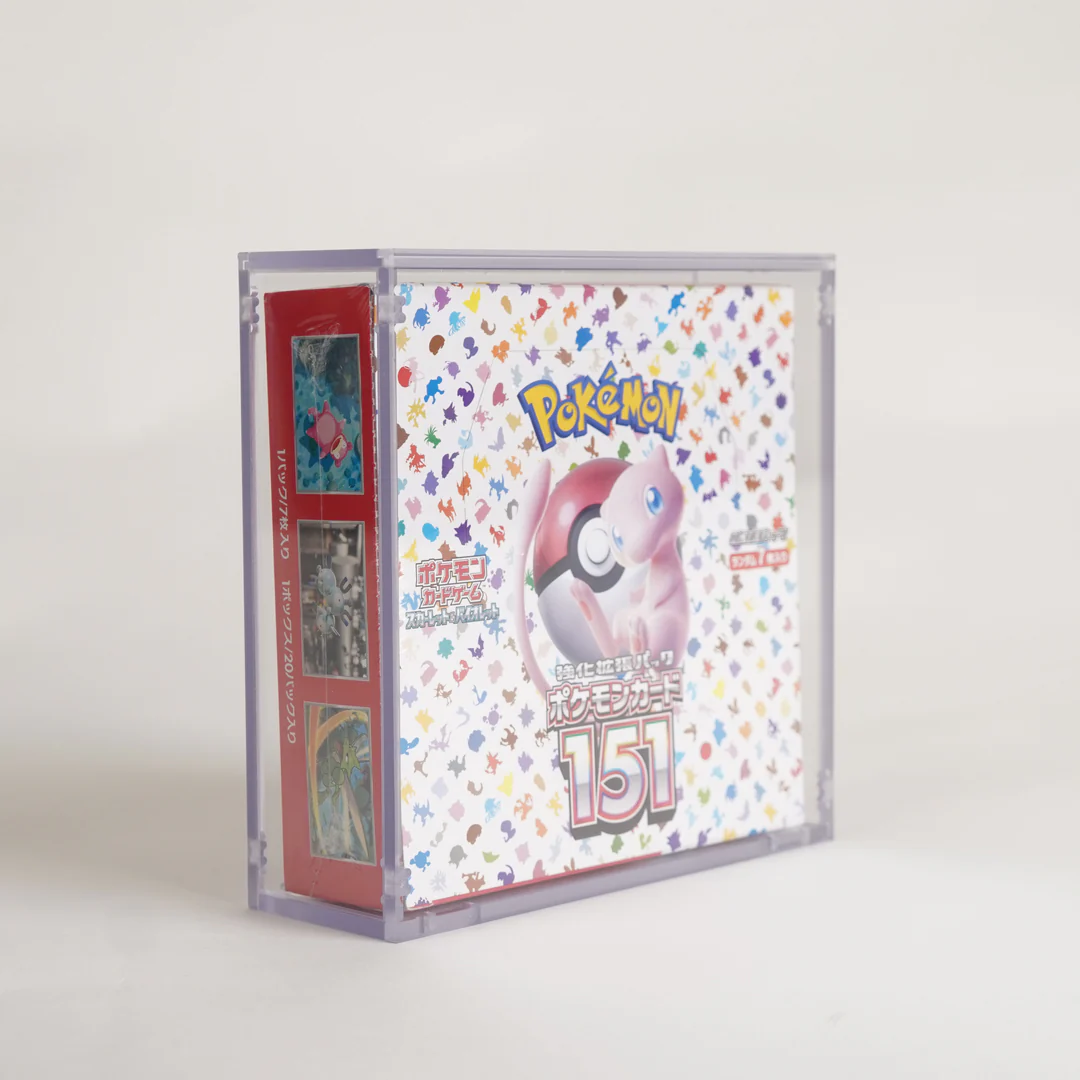 Case Protettivo in Plexiglass per Box Pokémon Giapponesi (20/30 Buste)