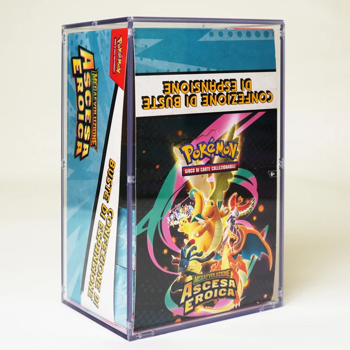 Case Protettivo in Plexiglass per Display da 10 Bundle Pokémon (dal 2026 - Ascesa Eroica)