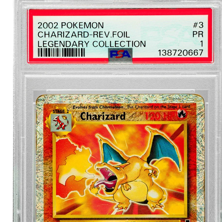 Charizard Legendary Collection Reverse Foil ENG PSA 1