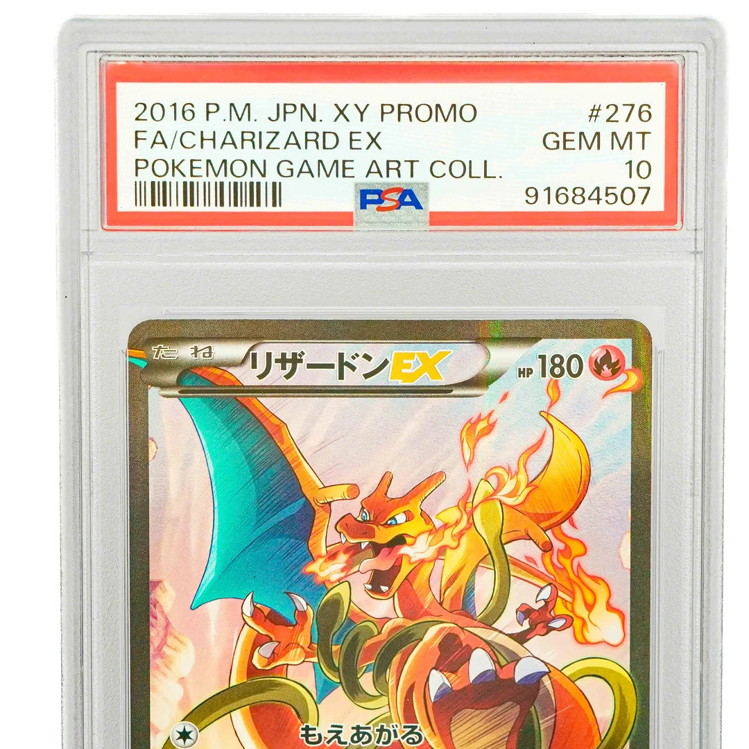 Charizard Ex Game Art JP PSA 10