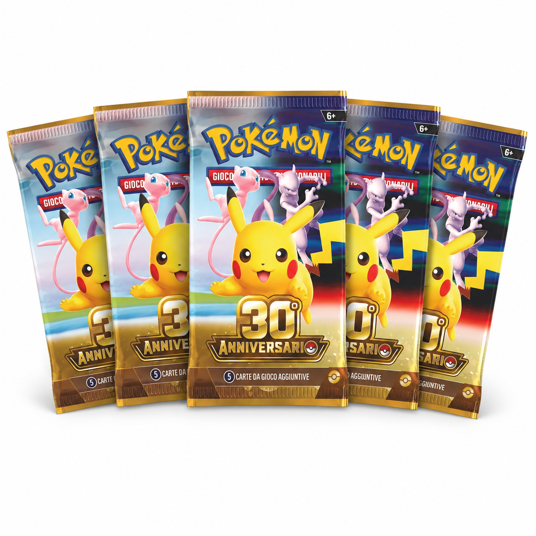 Pokémon TCG 30th Celebration – Bundle 5 Bustine ITA