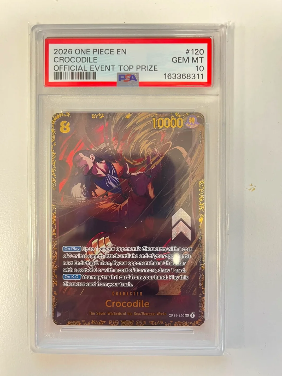 Crocodile Regional Championship Top 16 Prize OP14-120 ENG PSA 10