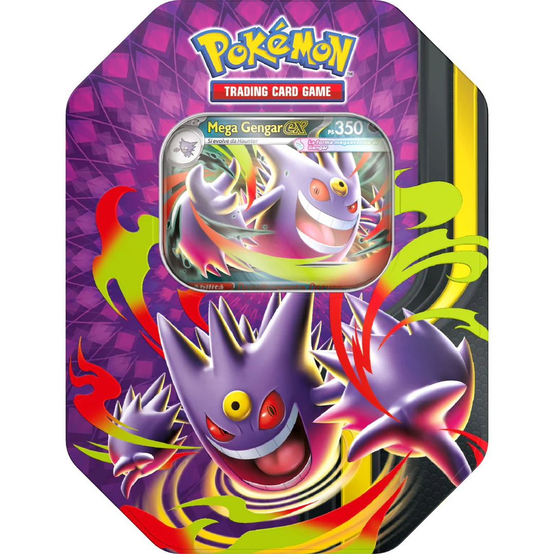 Duo Tin da Collezione Chiarodiluna: Mega Gengar-ex e Mega Clefable-ex (ITA)