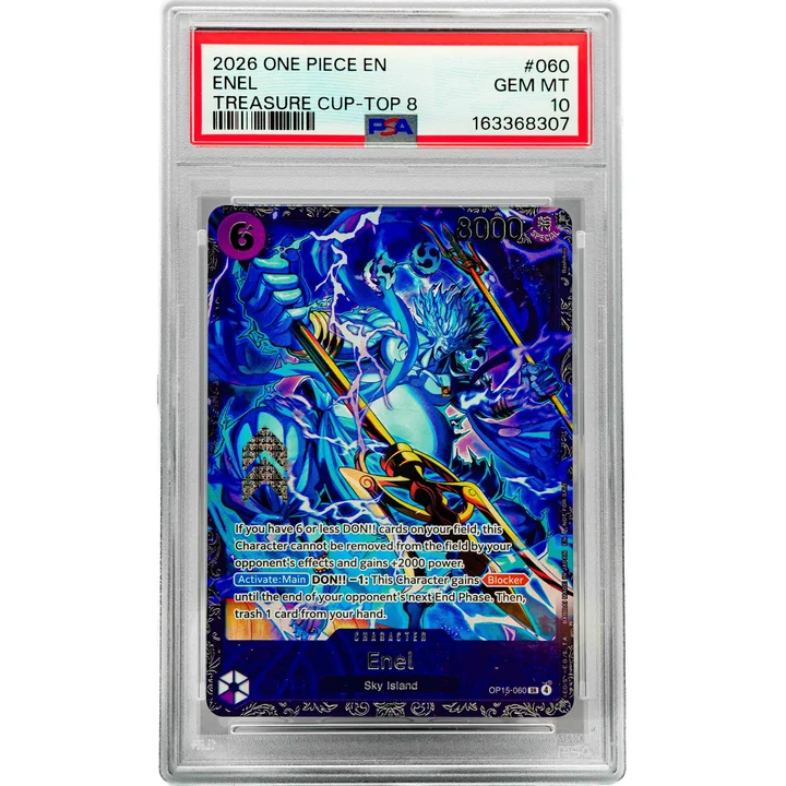 Enel Treasure Cup Top 8 Prize OP15-060 ENG PSA 10