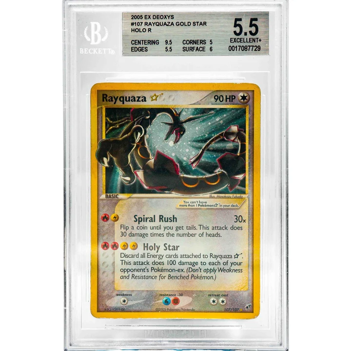 Rayquaza Gold Star ENG BGS 5.5