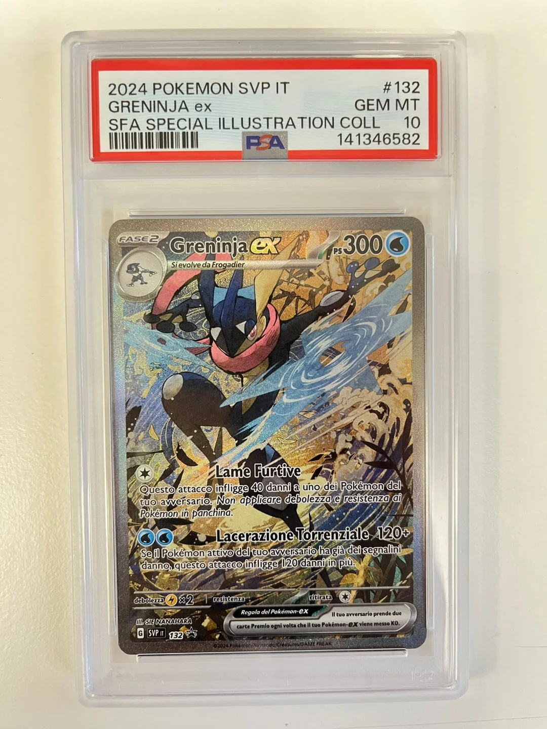 Greninja EX SVP 132 ITA PSA 10