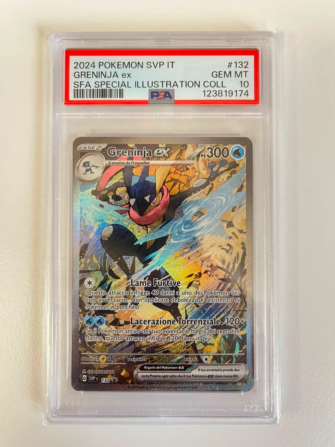 Greninja EX SVP 132 ITA PSA 10