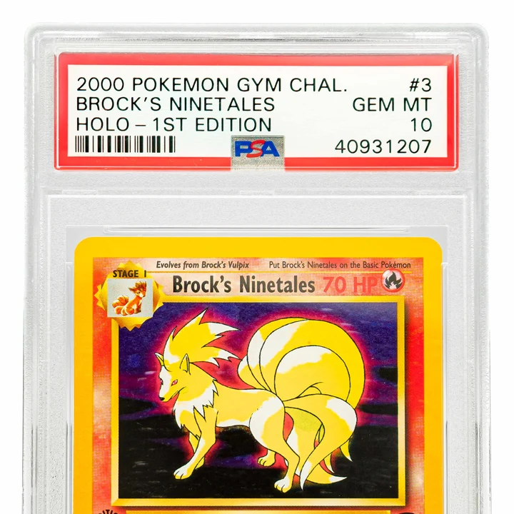 Brock's Ninetales Gym Challenge 1st Edition ENG PSA 10