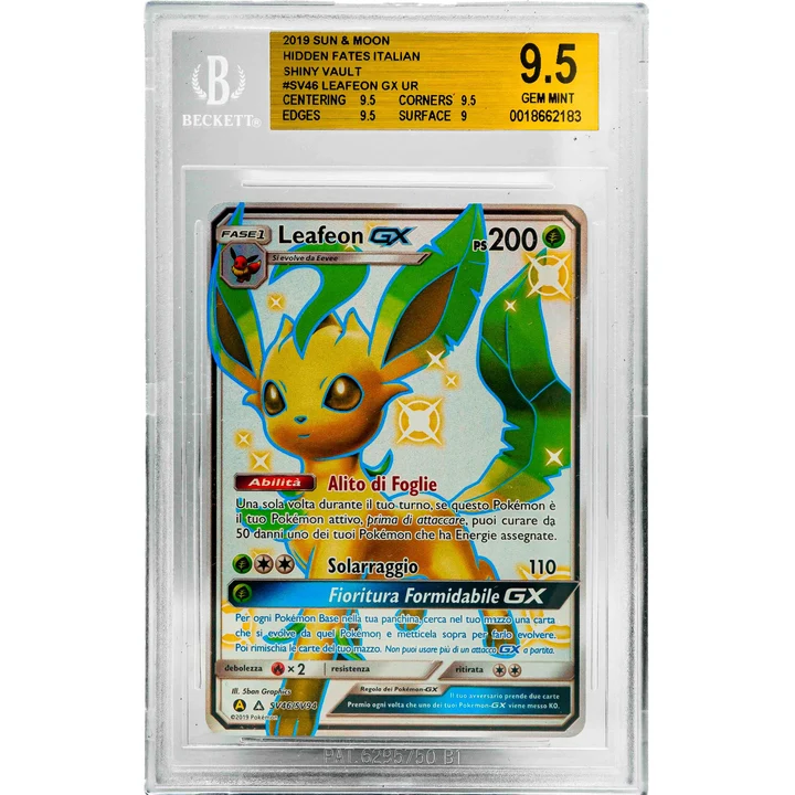 Leafeon GX Verborgenes Schicksal ITA BGS 9.5