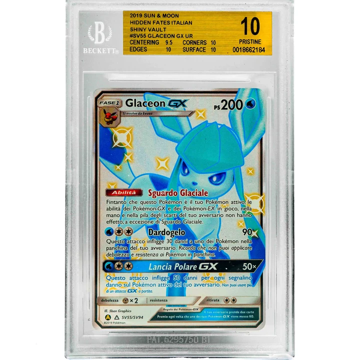 Glaceon GX Verborgenes Schicksal ITA BGS 10/POP 1