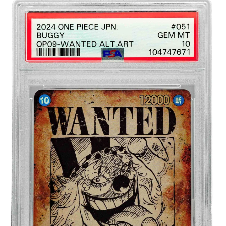 Buggy Wanted Rare OP09-051 JAP PSA 10