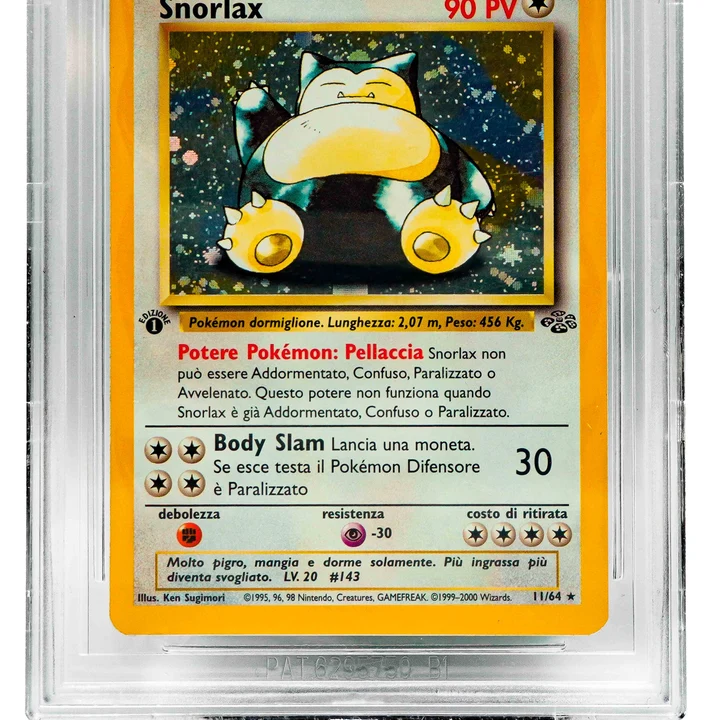 Snorlax Jungle Holo 1st Edition ITA BGS 8