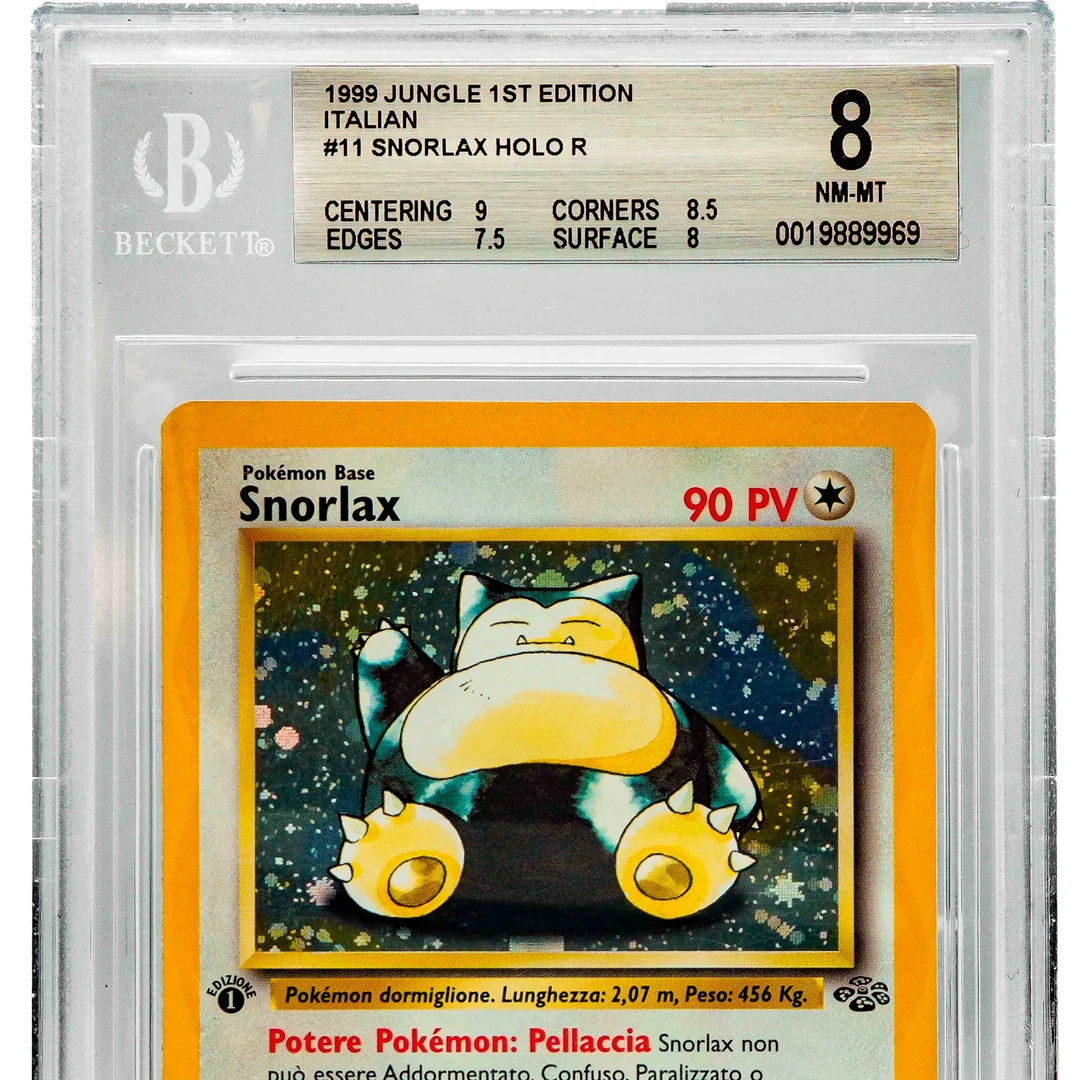 Snorlax Jungle Holo 1st Edition ITA BGS 8