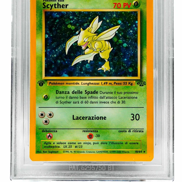 Scyther Jungle Holo 1st Edition ITA BGS 8.5
