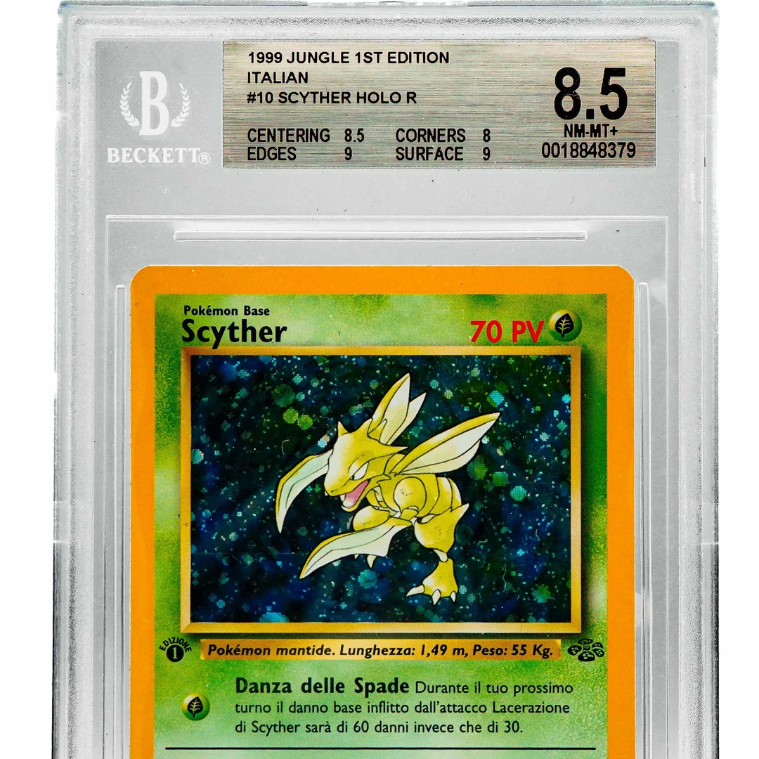 Scyther Jungle Holo 1st Edition ITA BGS 8.5