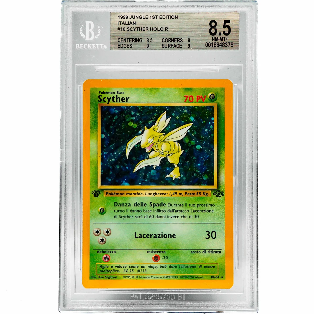 Scyther Jungle Holo 1st Edition ITA BGS 8.5