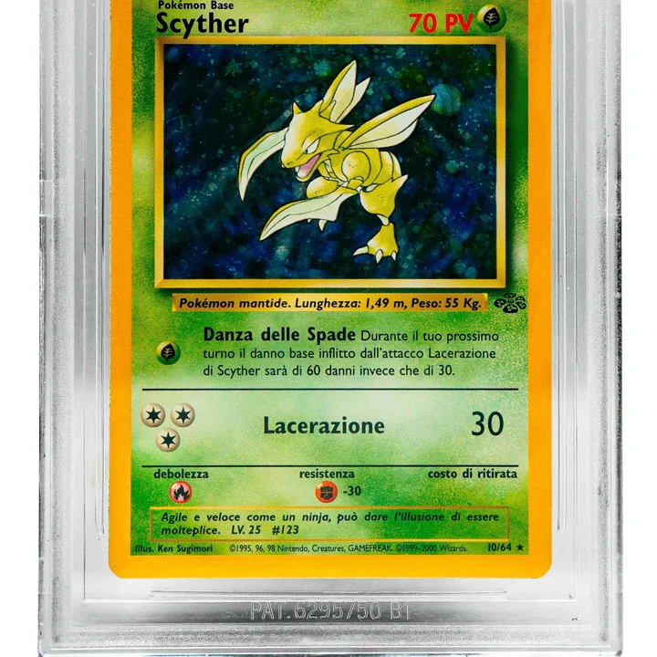 Scyther Dschungel Holo Unlimited ITA BGS 9