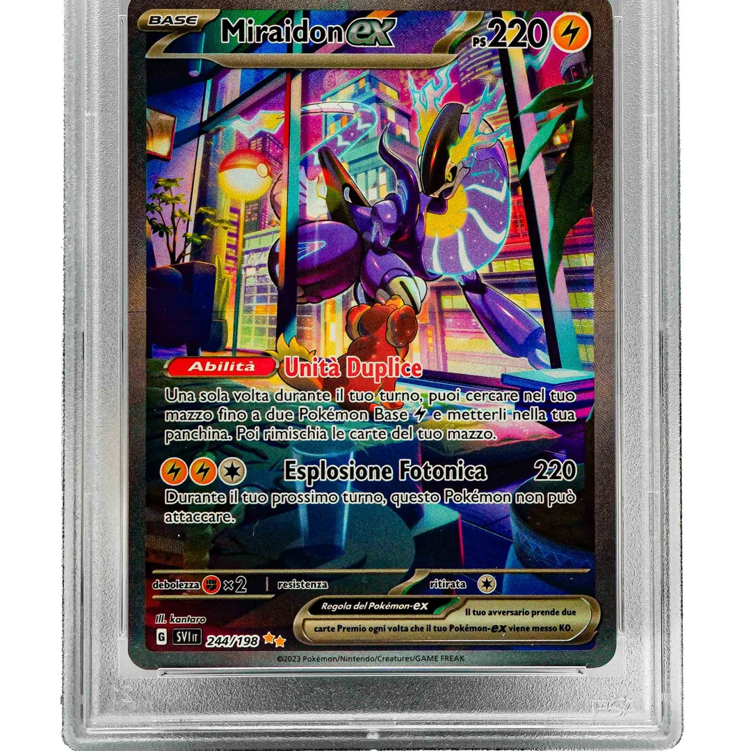 Miraidon Ex Karmesin & Purpur ITA PSA 9