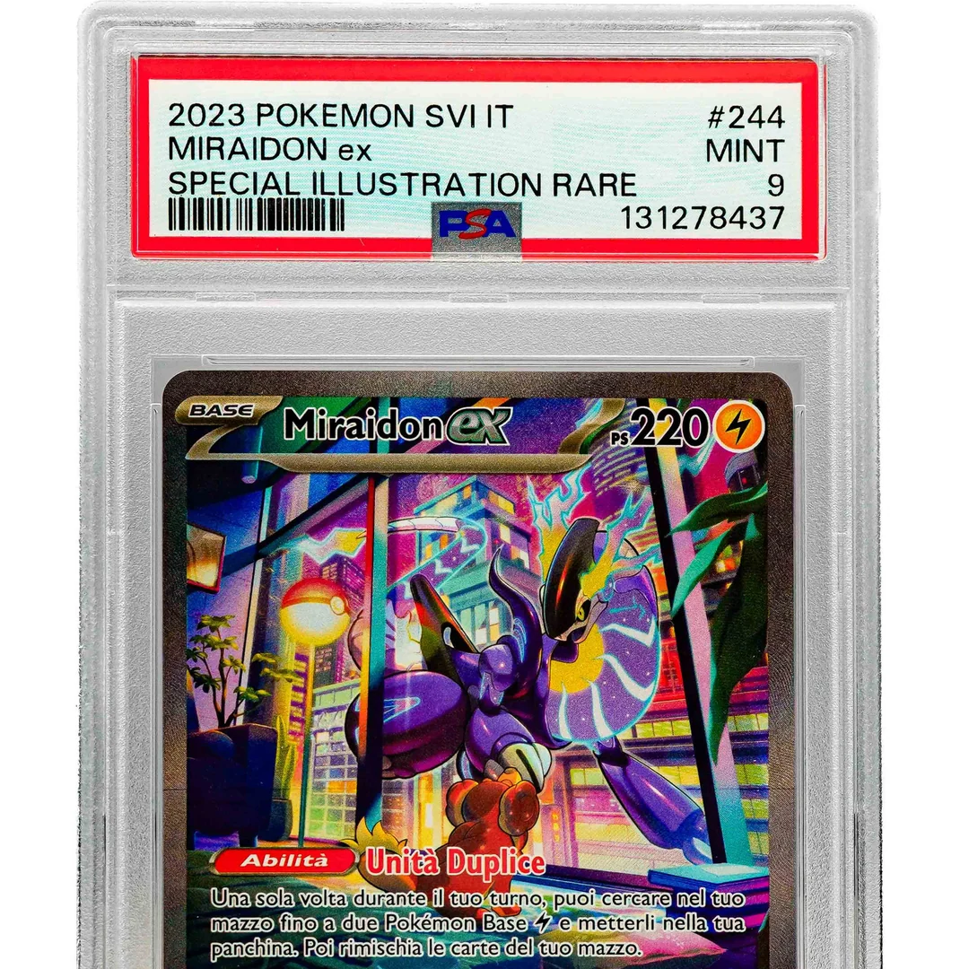 Miraidon Ex Karmesin & Purpur ITA PSA 9