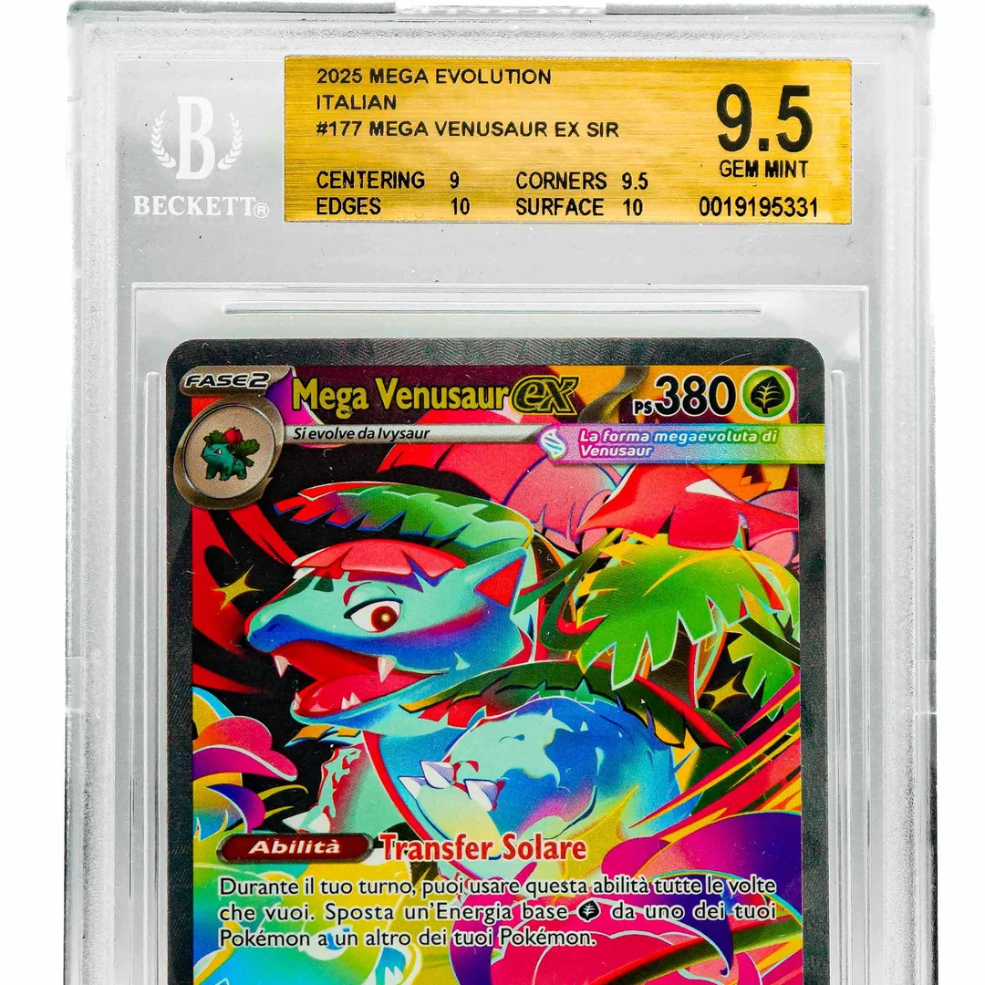 Mega Venusaur EX Mega-Entwicklung ITA BGS 9.5