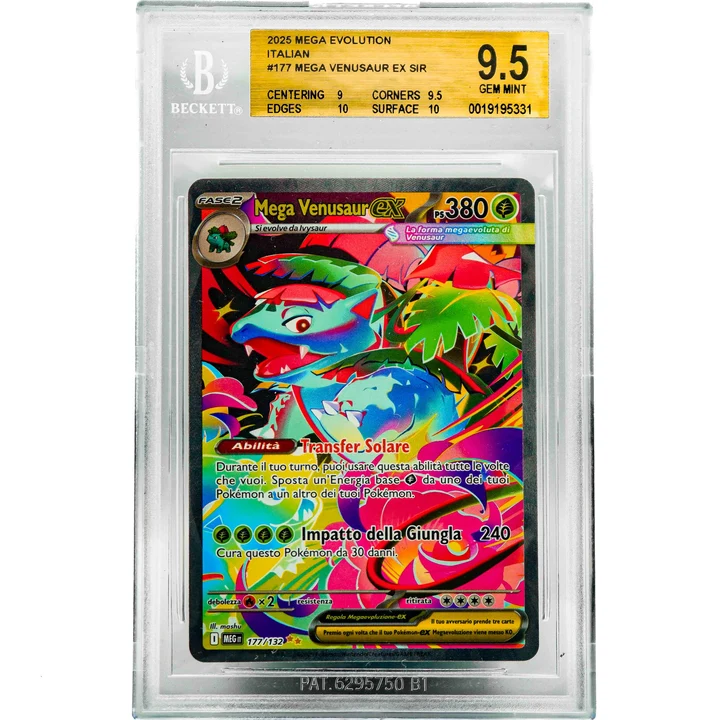 Mega Venusaur EX Mega-Entwicklung ITA BGS 9.5
