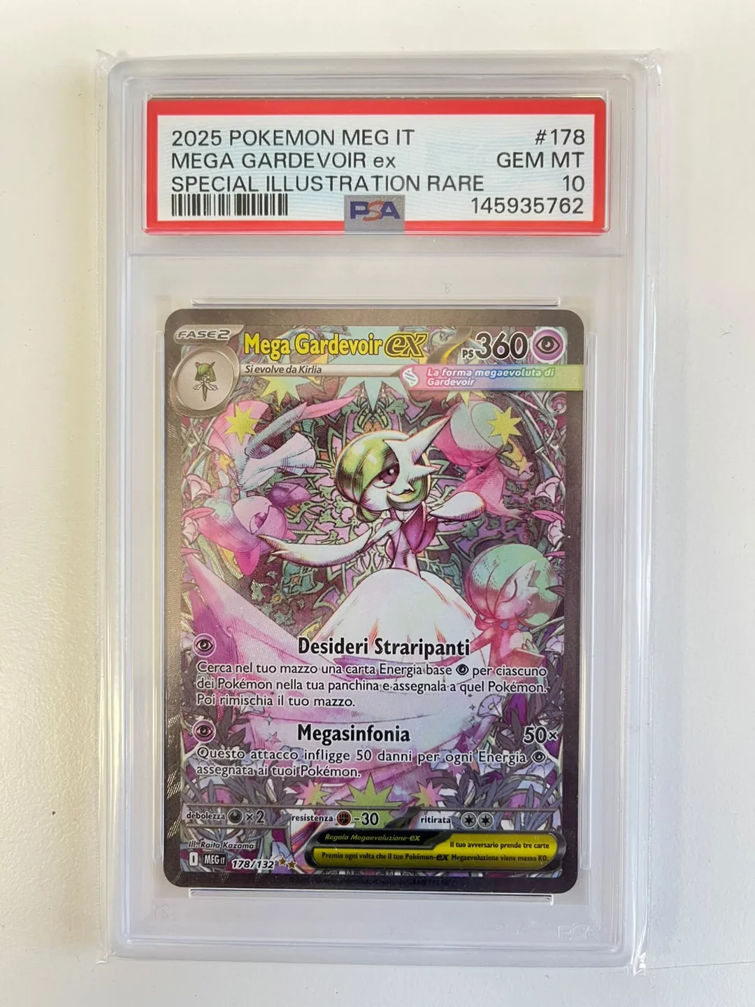 Mega Gardevoir Ex Megaevoluzione ITA PSA 10