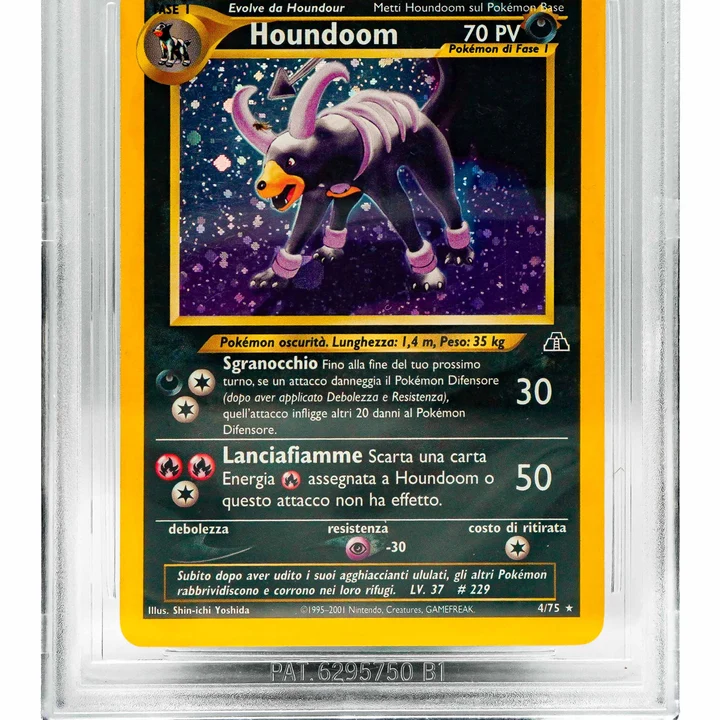 Houndoom Neo Discovery Holo Unlimited ITA BGS 8