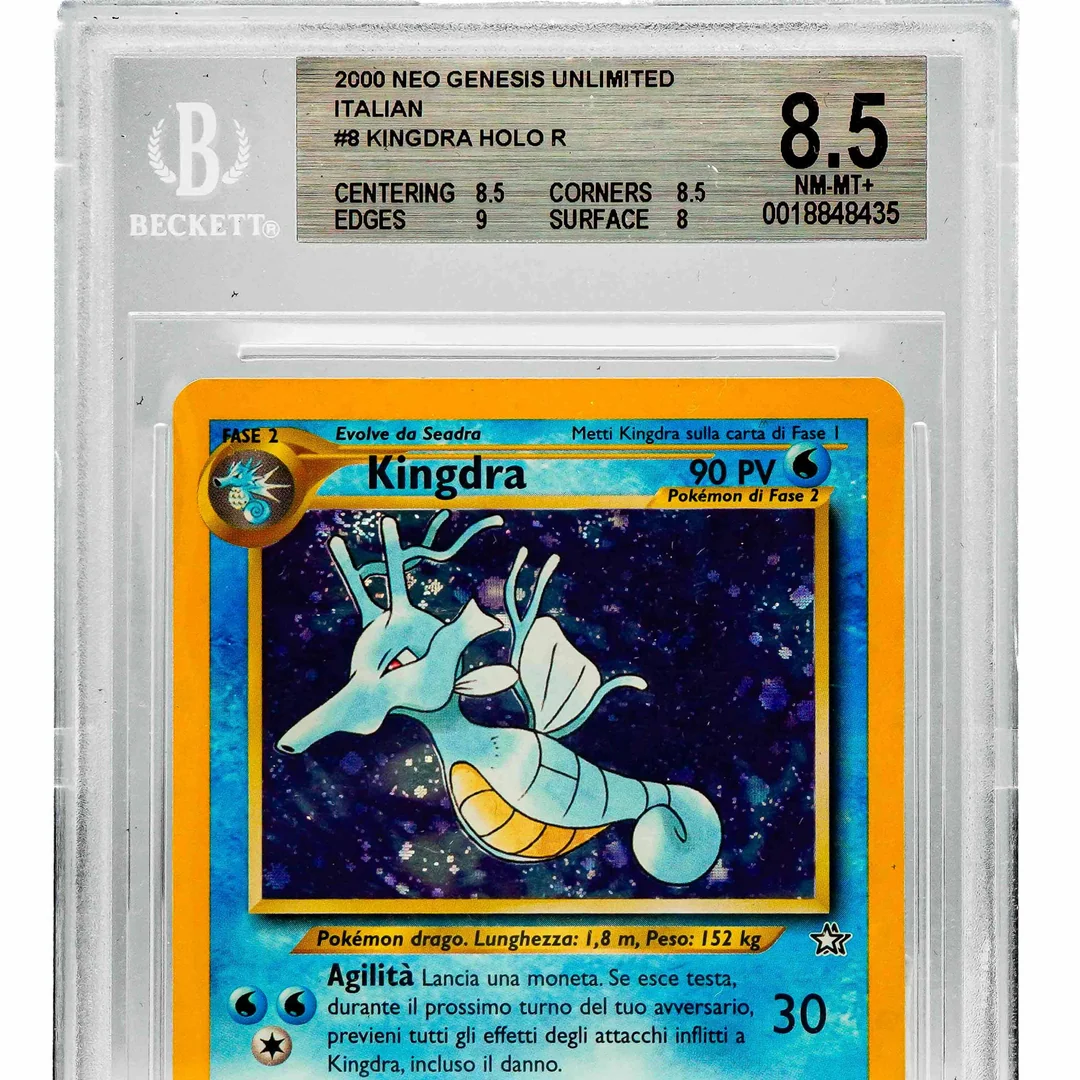 Kingdra Holo Neo Genesis ITA BGS 8.5