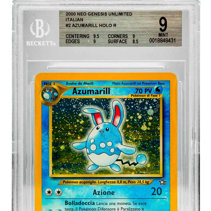 Azumarill Holo Neo Genesis ITA BGS 9