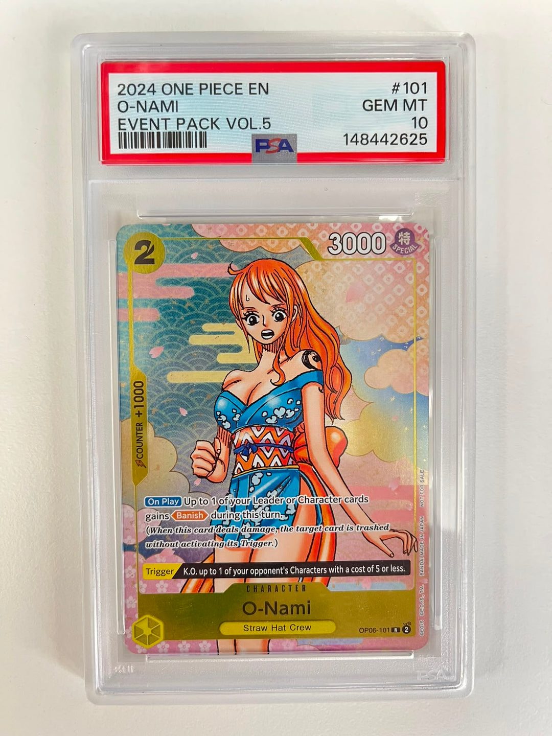 O-Nami Event Pack Vol.5 OP06-101 ENG PSA 10