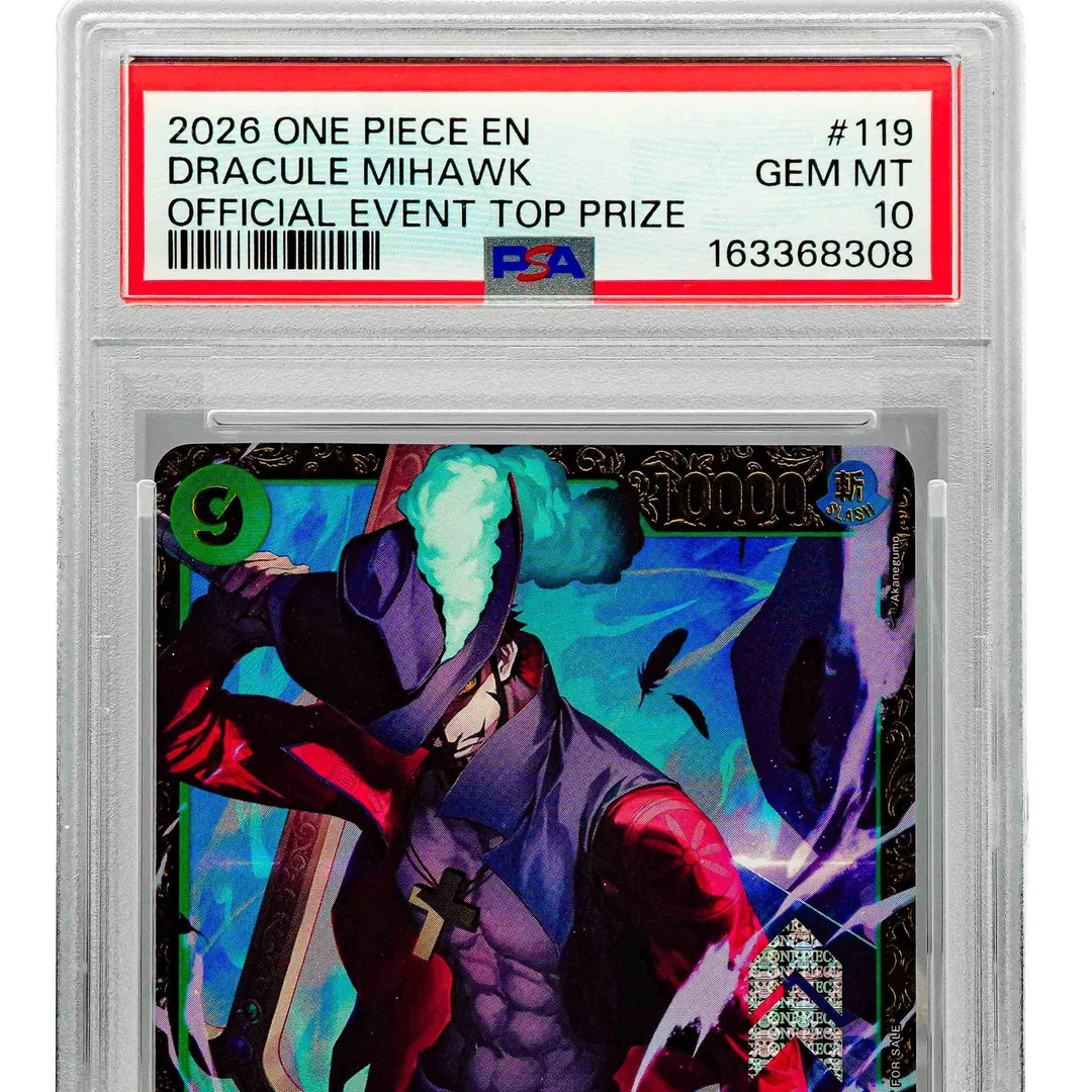 Dracule Mihawk Regional Championship Top 8 Prize OP14-119 ENG PSA 10